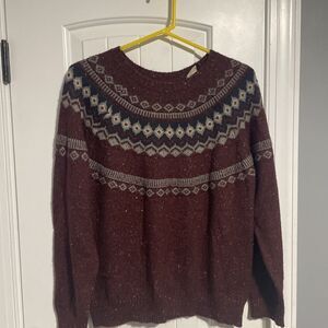 Ladies Sweater‎ L Original Weatherproof Vintage 75% Acryllic 25% Polyester